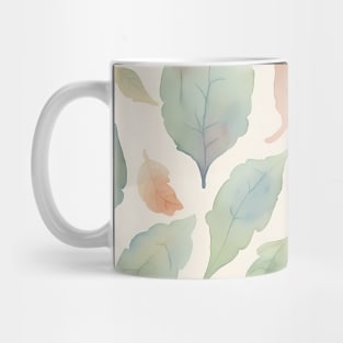 Watercolor Leaves Mug